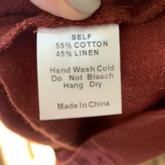 Mod Ref Rust Linen Dress - Picture 8 of 10